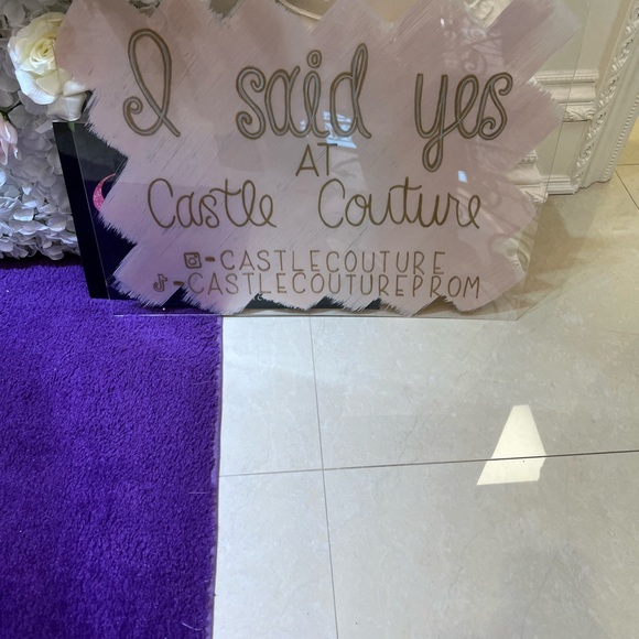 Stunning plus size prom gown. Worn once and kept in its original garment bag. - Picture 7 of 9